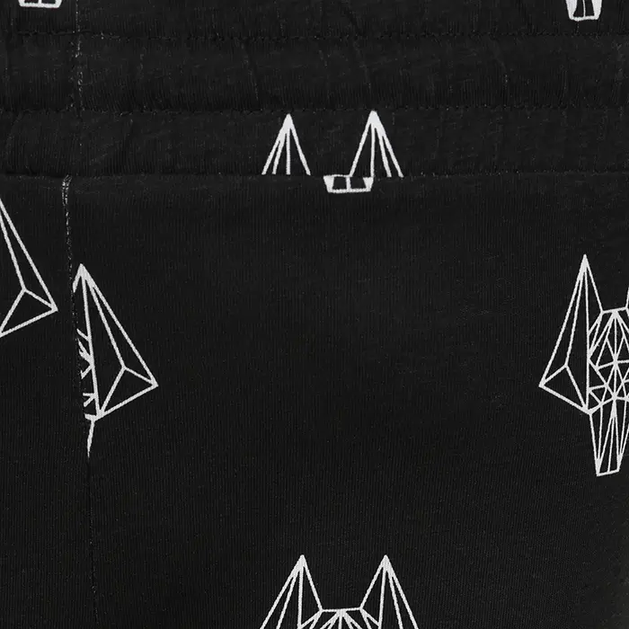 Wolverhampton Wanderers Shop | Graphic Print Pyjama Set – Kids – Black Wolverhampton Wanderers Merchandise